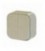 Выключатель двухклавишный Legrand Quteo, слоновая кость