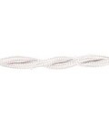 Электрический гибкий кабель FEDE SURFACE﻿﻿, внешняя оплетка шелк, белый