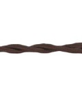 Электрический гибкий кабель FEDE SURFACE, внешняя оплетка шелк, коричневый
