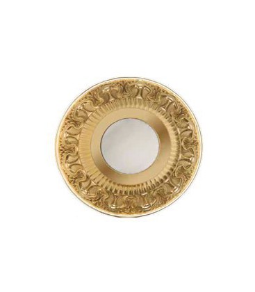Круглый точечный светильник из латуни IP44, FEDE коллекция CORDOBA, матовое стекло, блестящее золото