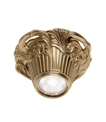 Накладной точечный светильник из латуни, FEDE коллекция Chianti Surface, блестящее золото