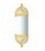 Настенный светильник с плафоном, FEDE коллекция EMPORIO WALL LIGHT I, золото с белой патиной