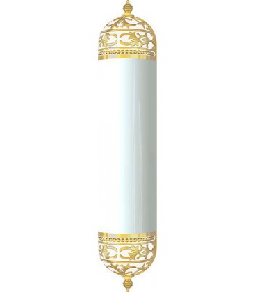 Настенный светильник с плафоном, FEDE коллекция EMPORIO WALL LIGHT II, золото с белой патиной