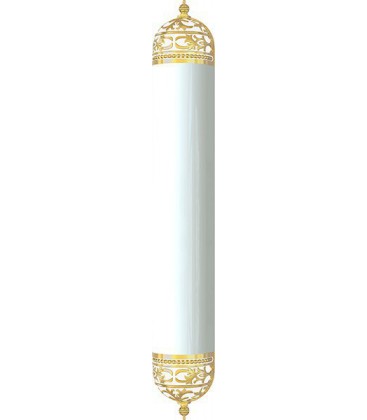 Настенный светильник с плафоном, FEDE коллекция EMPORIO WALL LIGHT III, золото с белой патиной