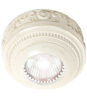 Накладной точечный светильник из латуни, FEDE коллекция ROMA Surface, white decape