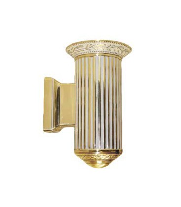 Настенный светильник из латуни, FEDE коллекция PARIS up or down, золото с белой патиной