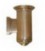 Настенный светильник из латуни, FEDE коллекция PARIS up or down, патина