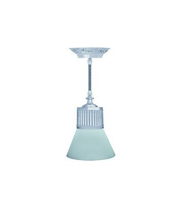 Подвесной светильник из латуни, FEDE коллекция VIENNA GLASS, блестящий хром
