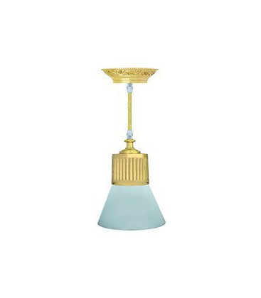 Подвесной светильник из латуни, FEDE коллекция VIENNA GLASS, блестящее золото