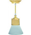 Подвесной светильник из латуни, FEDE коллекция VIENNA GLASS, блестящее золото