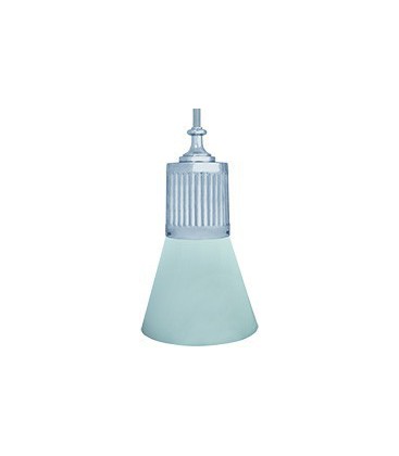 Подвесной светильник из латуни, FEDE коллекция VIENNA GLASS & PIPE, блестящий хром