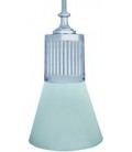 Подвесной светильник из латуни, FEDE коллекция VIENNA GLASS & PIPE, блестящий хром