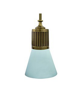 Подвесной светильник из латуни, FEDE коллекция VIENNA GLASS & PIPE, патина