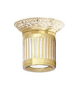 Настенный светильник из латуни, FEDE коллекция VIENNA UP OR DOWN, золото с белой патиной