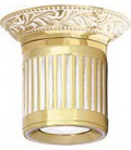 Настенный светильник из латуни, FEDE коллекция VIENNA UP OR DOWN, золото с белой патиной