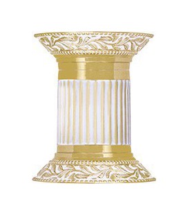 Настенный светильник из латуни (2 лампы), FEDE коллекция VIENNA UP & DOWN, золото с белой патиной