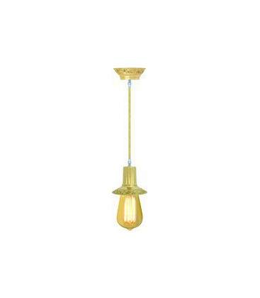 Подвесной светильник из латуни (без лампочки), FEDE коллекция MILANO EDISON, блестящее золото