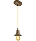 Подвесной светильник из латуни (без лампочки), FEDE коллекция MILANO I EDISON, патина