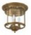 Люстра из латуни с плафоном, FEDE коллекция CHANDELIER II VERONA, патина