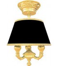 Люстра из латуни с абажуром, FEDE коллекция CHANDELIER I PORTOFINO, блестящее золото
