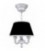 Люстра из латуни с абажуром, FEDE коллекция CHANDELIER II PORTOFINO, блестящий хром