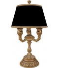 Настольная лампа из латуни с абажуром, FEDE коллекция PORTOFINO, патина