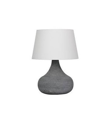 Лампа настольная "Alain" керамика/текстиль, 230V, 40xE14, серый