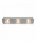 Светильник потолочный "Martino" 3x15W, металл/стекло, LED, хром