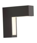 Светильник настенный "Ashton", LED 42x0, 1W, металл/пластик, 230V, черный