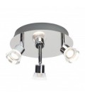 Светильник потолочный "Lupita", 3х3W мет./пластик, 230V, LED, хром