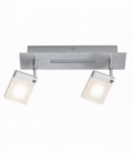 Светильник настенный "Plaxico", 2х5W мет./стекло, 230V, LED, мат. Хром