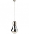 Лампа потолочная "Bulby", один плафон, металл/стекло, 230V, E27, хром