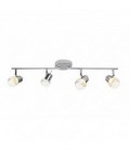 Светильник потолочный "Lastra", 4х4, 6W мет./стекло, 230V, LED, мат.хром