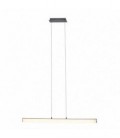 Светильник потолочный с подвесом "Tube", 1x20, 5W, мет./пластик, 230V, LED хром.белый