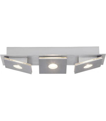 Светильник потолочный "EXACT" 3LEDx5.5W, металл/пластик, 230V, алюминий