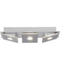 Светильник потолочный "EXACT" 3LEDx5.5W, металл/пластик, 230V, алюминий