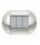 Выключатель в сборе Bticino серии LivingLight, Хром