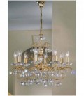 Люстра Kolarz CARMEN, подвески Pure Crystal, золото, 234.88.3