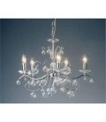 Люстра Kolarz CARMEN, подвески Pure Crystal, хром, 234.86.5