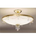 Светильник потолочный Kolarz Corona, Pure crystal, золото, 0263.56.3.KPT