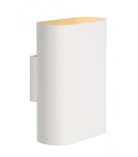 Lucide OVALIS Wall Light 2xE14/9Wincl.2800K 8/16/20cm Whi, 12219/72/31