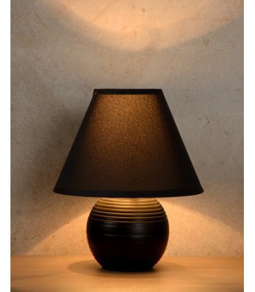 Lucide KADDY Table Lamp E14 H22 D20cm Black, 14550/81/30