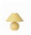Lucide FARO Table lamp Ceram. H.21cm Brushed Yellow, 14552/81/34