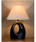 Lucide HOAL Table lamp H.28cm E14/40W Pearl Black, 14558/81/30