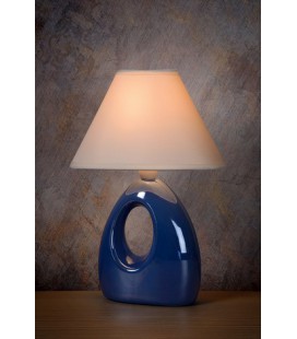 Lucide HOAL Table lamp H.28cm E14/40W Pearl Blue, 14558/81/35