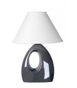 Lucide HOAL Table lamp H.28cm E14/40W Pearl Grey, 14558/81/36