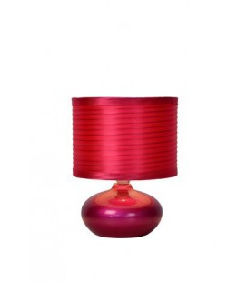 Lucide TINA Table lamp E14 L16 W16 H24cm Red, 14559/81/32