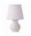 Lucide MIA Table Lamp Ceramic E14 L17 W17 H27cm White, 14561/81/31