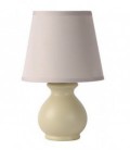 Lucide MIA Table Lamp Ceramic E14 L17 W17 H27cm Taupe, 14561/81/41