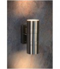 Lucide ARNE Outdoor Wall lamp 2x GU10/35W Satin chrome, 14867/22/12